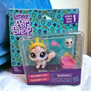 Hasbro Littlest Pet Shop #1-98 Viola Angora Persian Cat #1-99 Bijou Angora New
